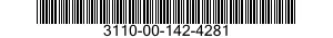 3110-00-142-4281 BEARING,BALL,AIRFRAME 3110001424281 001424281