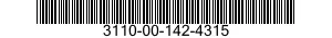 3110-00-142-4315 BEARING,BALL,AIRFRAME 3110001424315 001424315