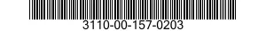 3110-00-157-0203 BEARING,BALL,ANNULAR 3110001570203 001570203