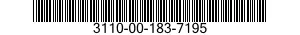 3110-00-183-7195 BEARING,ROLLER,NEEDLE 3110001837195 001837195