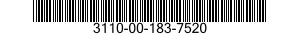 3110-00-183-7520  3110001837520 001837520