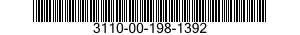 3110-00-198-1392 RING,BEARING,INNER 3110001981392 001981392