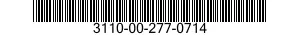 3110-00-277-0714 CONE AND ROLLERS,TAPERED ROLLER BEARING 3110002770714 002770714