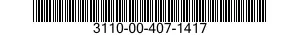 3110-00-407-1417 CUP,TAPERED ROLLER BEARING 3110004071417 004071417