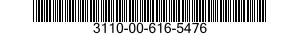 3110-00-616-5476 BEARING,BALL,AIRFRAME 3110006165476 006165476