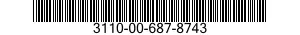 3110-00-687-8743 RING,BEARING,OUTER 3110006878743 006878743