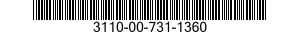 3110-00-731-1360 BEARING,ROLLER,TAPERED 3110007311360 007311360