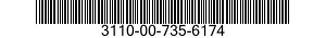 3110-00-735-6174 RING,BEARING,OUTER 3110007356174 007356174