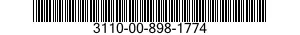 3110-00-898-1774 RING,BEARING,OUTER 3110008981774 008981774