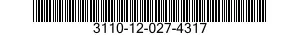 3110-12-027-4317 BEARING,SLEEVE 3110120274317 120274317