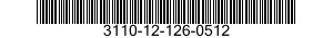 3110-12-126-0512 BEARING,ROLLER,TAPERED 3110121260512 121260512