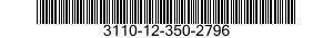 3110-12-350-2796 CAM FOLLOWER,NEEDLE BEARING 3110123502796 123502796