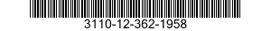 3110-12-362-1958 BEARING,BALL,ANNULAR 3110123621958 123621958