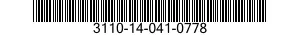 3110-14-041-0778 BEARING,BALL,LINEAR MOTION 3110140410778 140410778