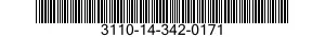 3110-14-342-0171 BEARING,BALL,PIVOT 3110143420171 143420171