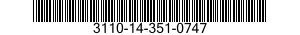 3110-14-351-0747 PLATE,RETAINING,BEARING 3110143510747 143510747