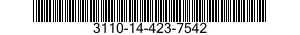 3110-14-423-7542 ROLLER,BEARING 3110144237542 144237542