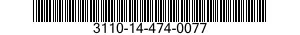 3110-14-474-0077 RING,BEARING,OUTER 3110144740077 144740077