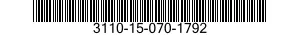 3110-15-070-1792 BEARING,BALL,ANNULAR 3110150701792 150701792