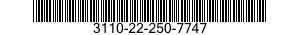 3110-22-250-7747  3110222507747 222507747