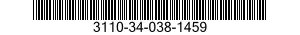 3110-34-038-1459 BEARING,BALL,ANNULAR 3110340381459 340381459