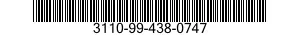 3110-99-438-0747  3110994380747 994380747