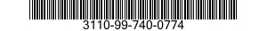 3110-99-740-0774  3110997400774 997400774