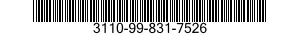 3110-99-831-7526 BEARING,ROLLER,CYLINDRICAL 3110998317526 998317526