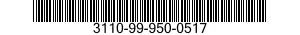 3110-99-950-0517 BEARING,BALL,THRUST 3110999500517 999500517