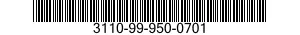 3110-99-950-0701  3110999500701 999500701