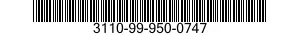 3110-99-950-0747  3110999500747 999500747