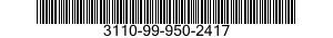 3110-99-950-2417 CUP,TAPERED ROLLER BEARING 3110999502417 999502417