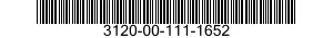 3120-00-111-1652  3120001111652 001111652