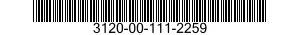 3120-00-111-2259  3120001112259 001112259