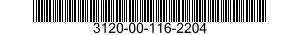 3120-00-116-2204  3120001162204 001162204