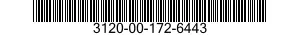 3120-00-172-6443  3120001726443 001726443