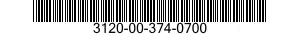 3120-00-374-0700  3120003740700 003740700