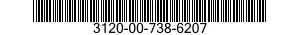 3120-00-738-6207  3120007386207 007386207