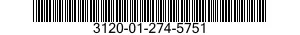 3120-01-274-5751 BEARING,WASHER,THRUST 3120012745751 012745751