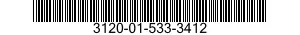 3120-01-533-3412 BEARING HALF,SLEEVE 3120015333412 015333412