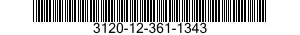 3120-12-361-1343 BEARING HALF SET,SLEEVE 3120123611343 123611343