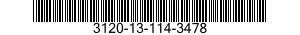 3120-13-114-3478 BUSHING,SLEEVE: 3120131143478 131143478