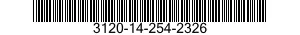 3120-14-254-2326  3120142542326 142542326
