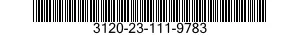 3120-23-111-9783 BEARING, HALF SET, 3120231119783 231119783