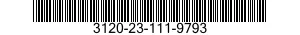 3120-23-111-9793 BEARING, HALF SET, 3120231119793 231119793