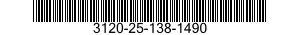 3120-25-138-1490 BEARING HALF,SLEEVE 3120251381490 251381490