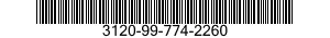 3120-99-774-2260 BUSHING,SLEEVE 3120997742260 997742260