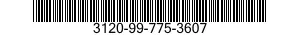 3120-99-775-3607 BEARING HALF,SLEEVE 3120997753607 997753607