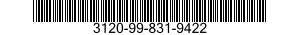 3120-99-831-9422 BEARING HALF SET,SLEEVE 3120998319422 998319422