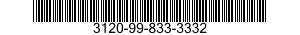 3120-99-833-3332 BEARING,WASHER,THRUST 3120998333332 998333332